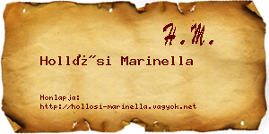 Hollósi Marinella névjegykártya